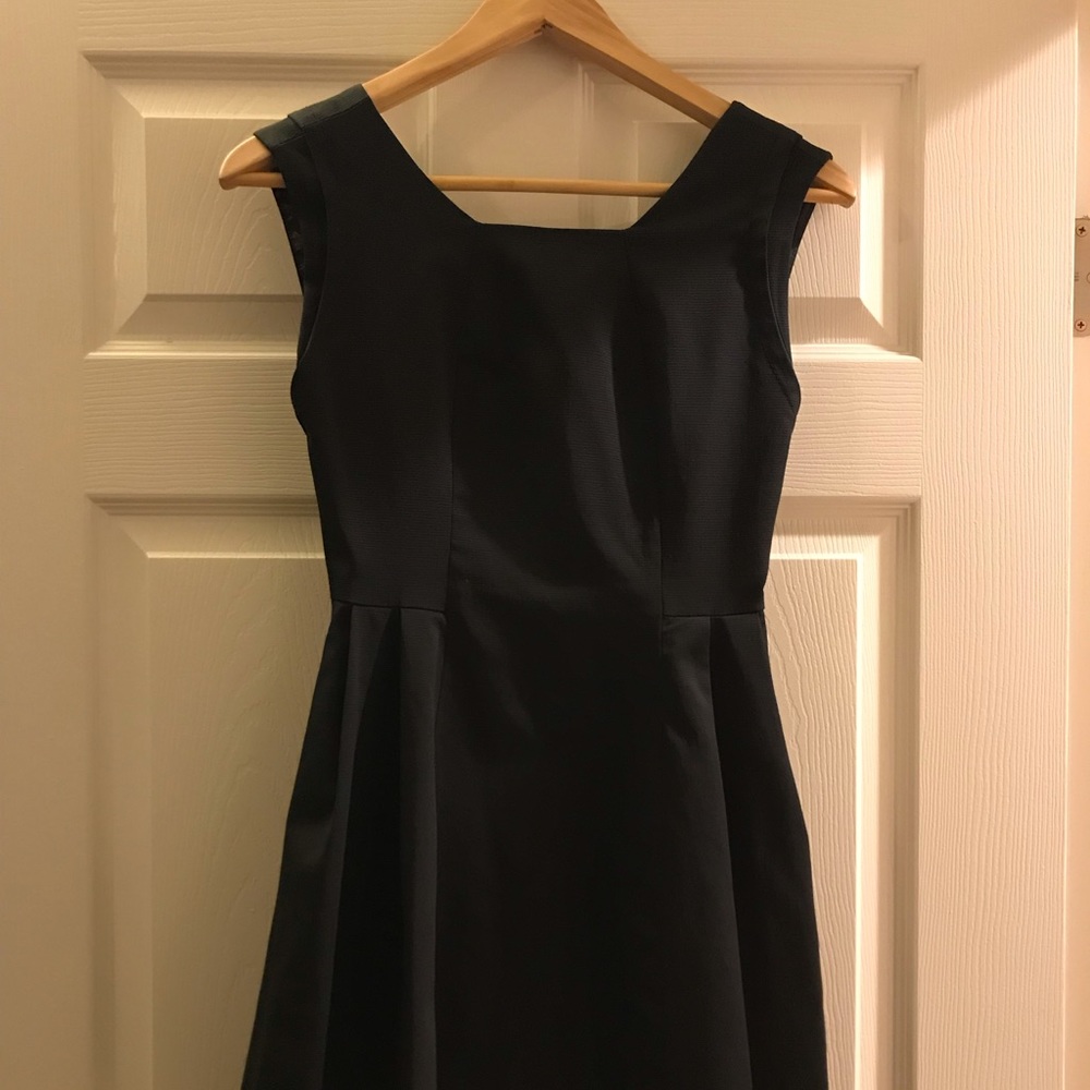 Zara Black Fit and Flare Dress